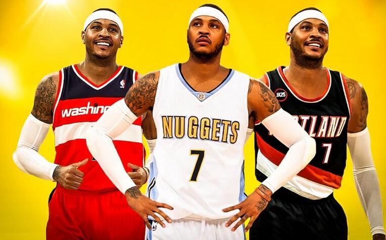 安东尼潜在的5大新东家 两位基友+NBA教父都能救他