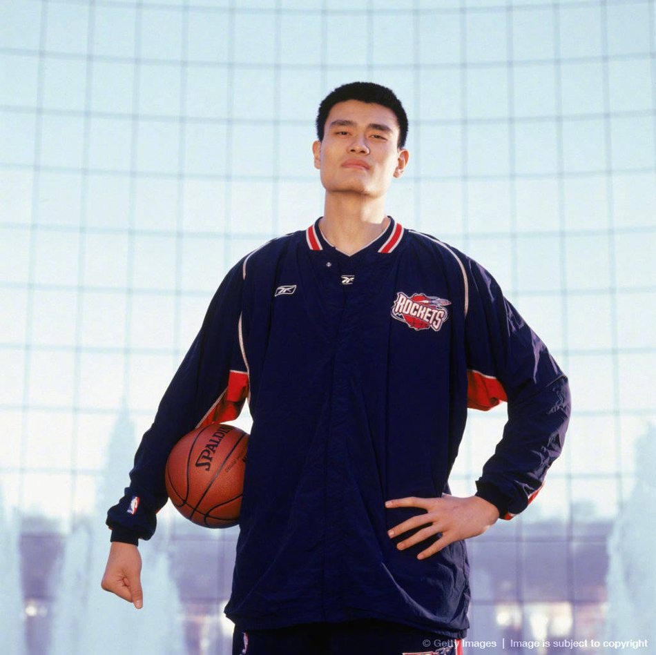 2米26强行小清新！姚明15年前的这组写真你见过吗？