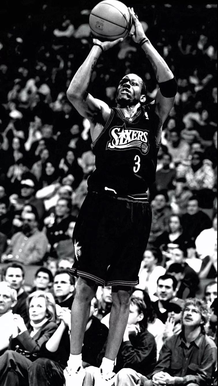 黑白大片！艾弗森超炫酷手机壁纸 这是多少男孩子的青春