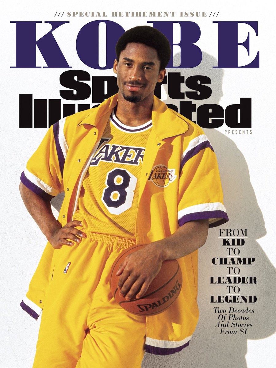 那些年科比上过的杂志封面 21岁就被誉为下一个乔丹