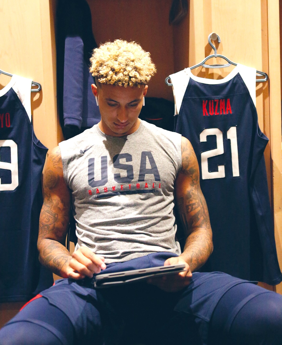 [高清组图]美国男篮队内热身赛 蓝队97-78白队