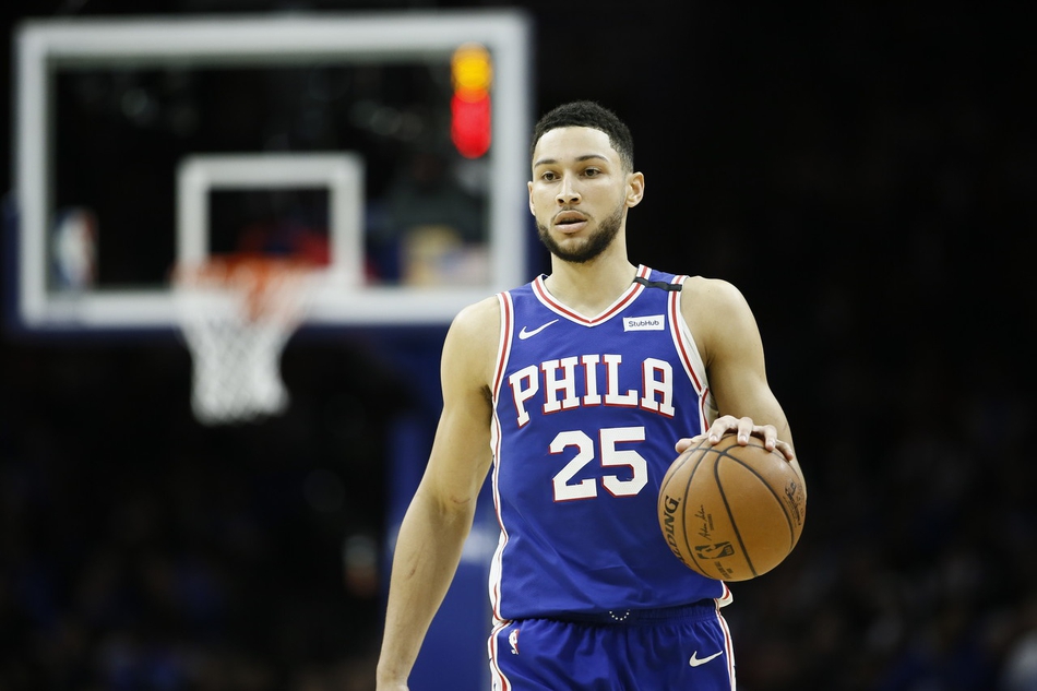 第4位：本-西蒙斯，费城76人队