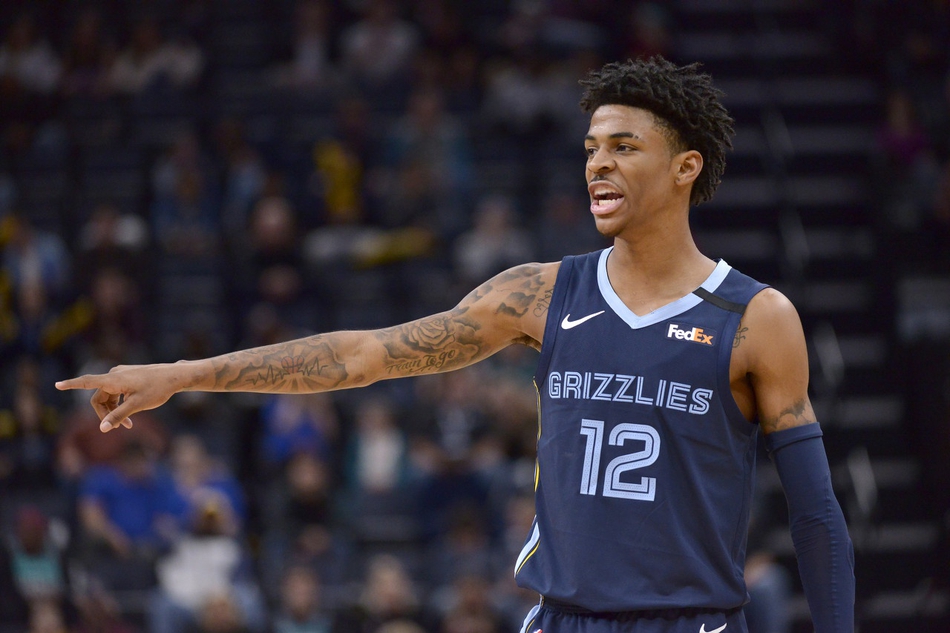 第10位：贾-莫兰特，孟菲斯灰熊队