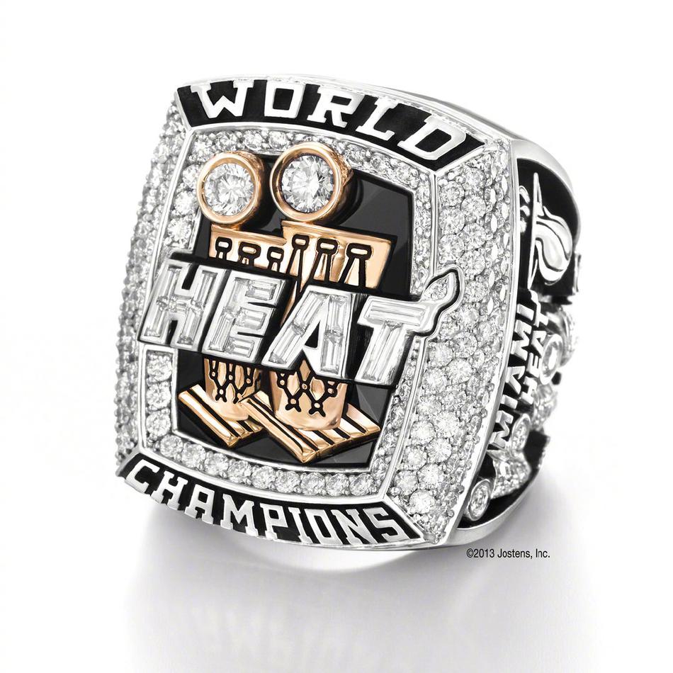 热火13年冠军戒指