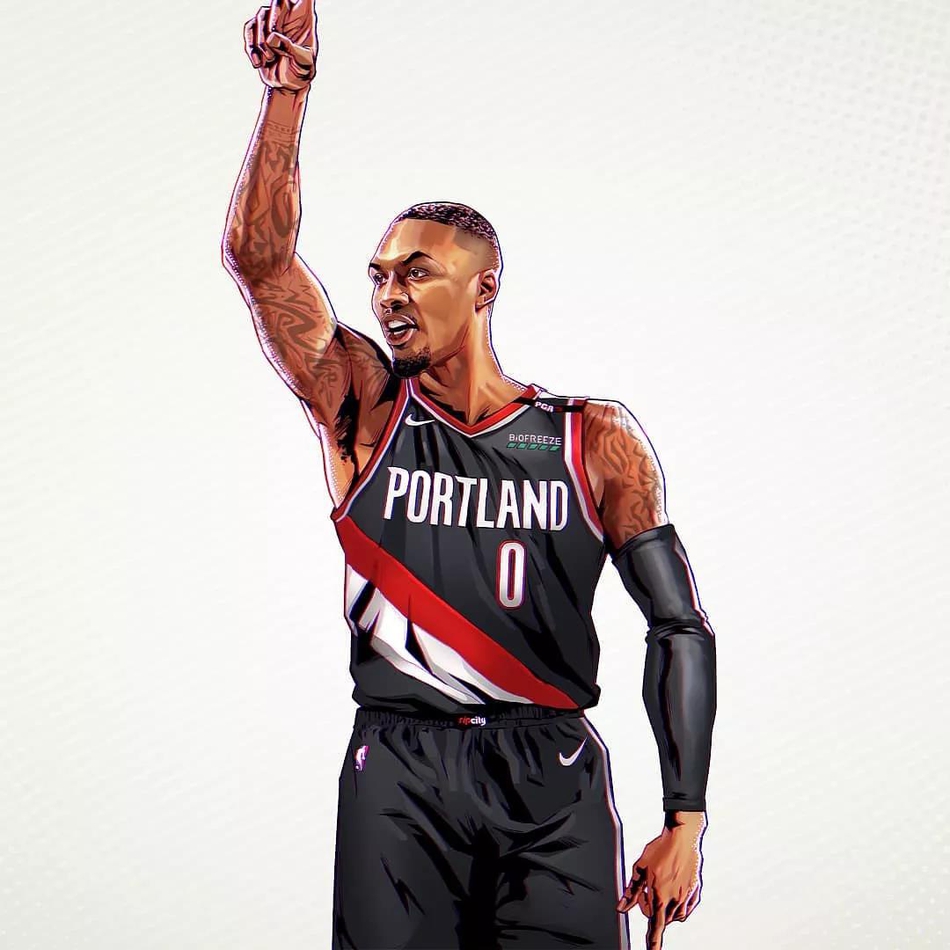 拿去做壁纸吧！NBA季后赛球星霸气漫画专辑