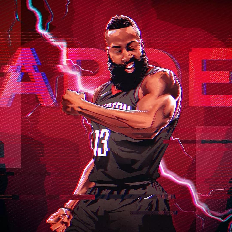 拿去做壁纸吧！NBA季后赛球星霸气漫画专辑