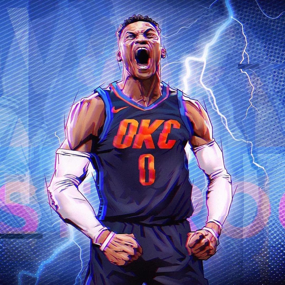 拿去做壁纸吧！NBA季后赛球星霸气漫画专辑