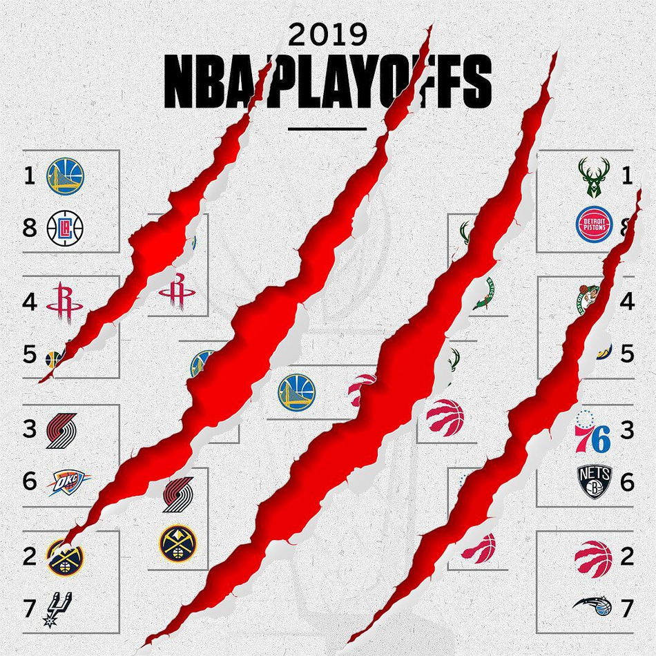 美媒海报致敬猛龙队史第一冠！小卡登基Drake手捧奖杯