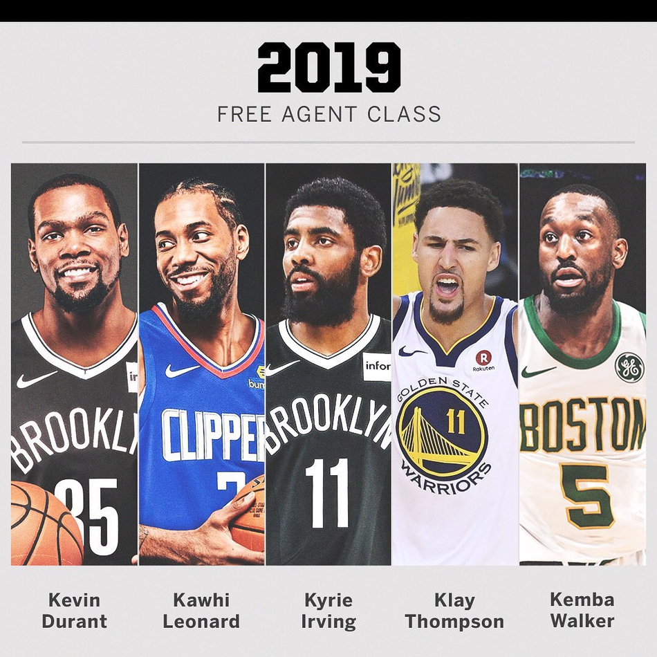 哪届自由市场最强？19届让NBA进入春秋战国 96届酿两个三连冠