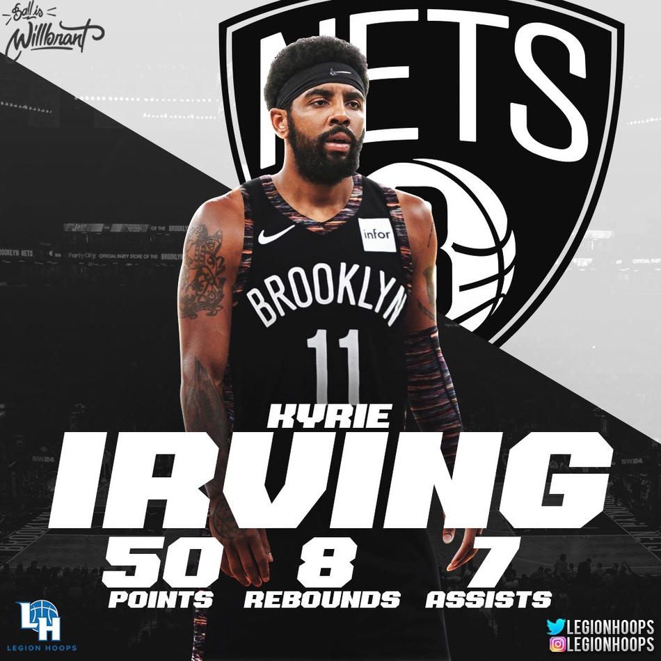 50分8板7助攻，0失误！欧文成NBA历史第一！张伯伦拉塞尔都不如他