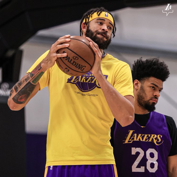 湖人高燃训练酷照放送！老汉詹姆斯大秀完美身材！