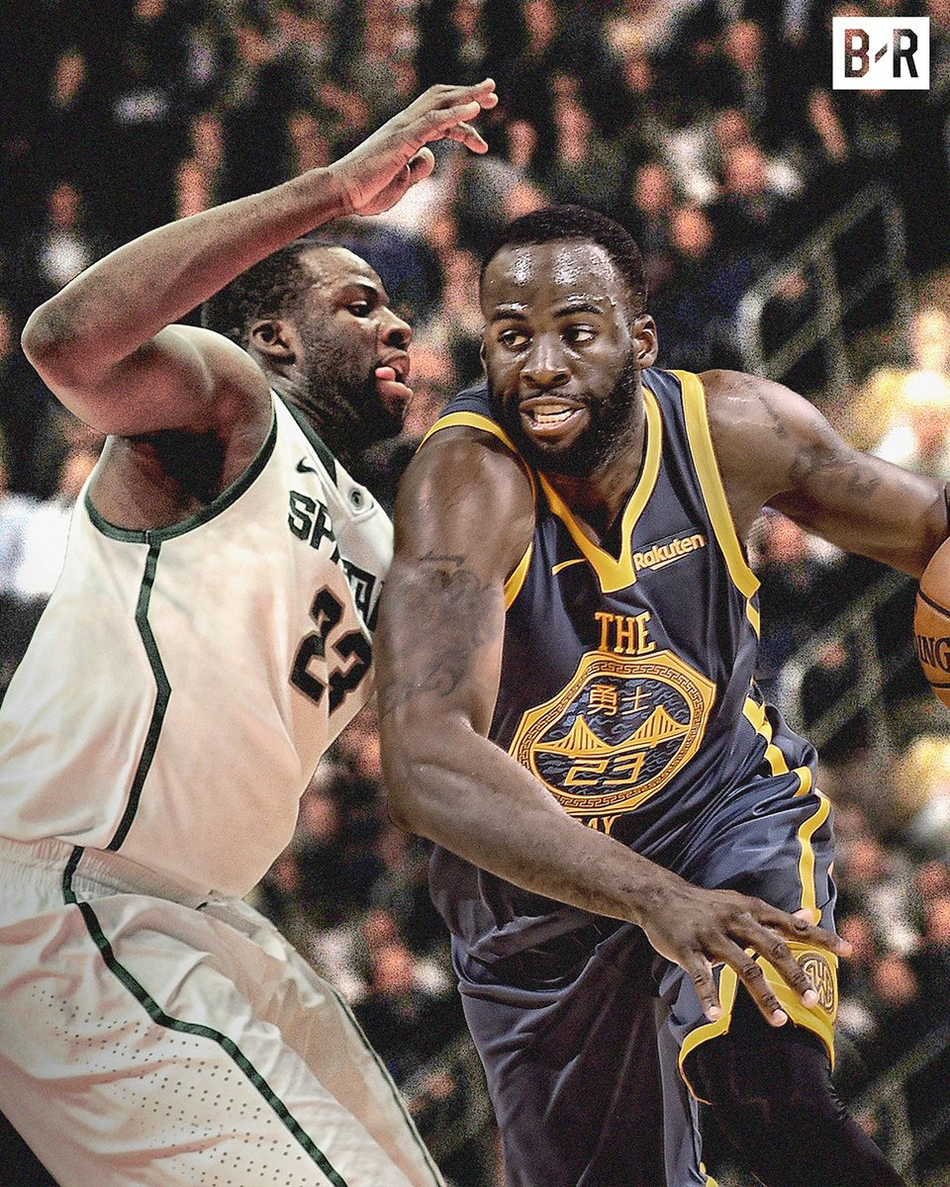 勇士的格林遇上密歇根州立大学的格林