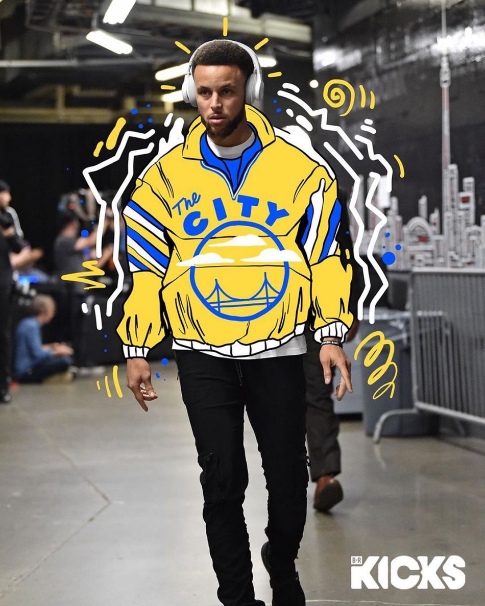 当现役NBA球星穿上复古夹克 这组漫画可太炫酷了！