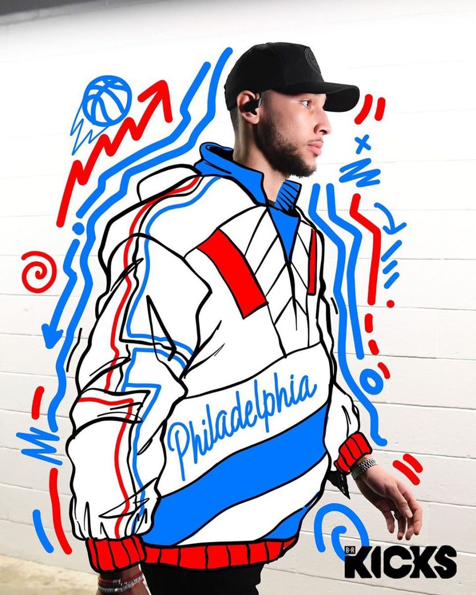 当现役NBA球星穿上复古夹克 这组漫画可太炫酷了！