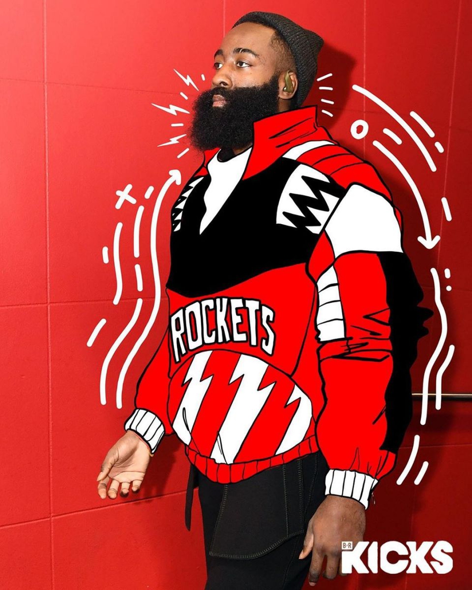 当现役NBA球星穿上复古夹克 这组漫画可太炫酷了！