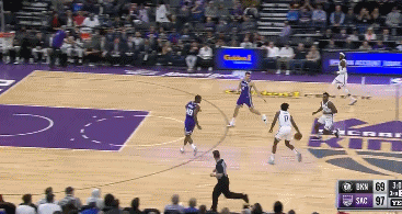 3、2019年3月20日，拉塞尔末节27分篮网28分逆转国王