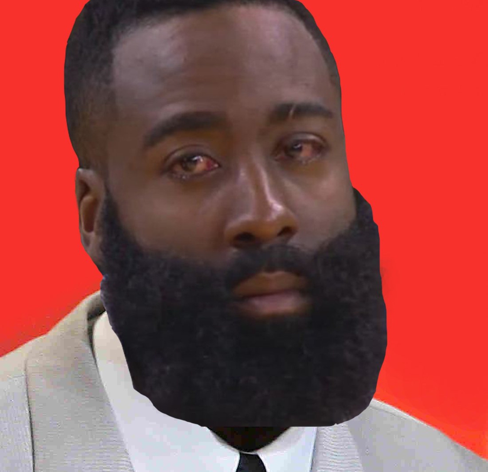 哈登眼睛充血被各种神P图玩坏！变身神盾局长和加勒比海盗