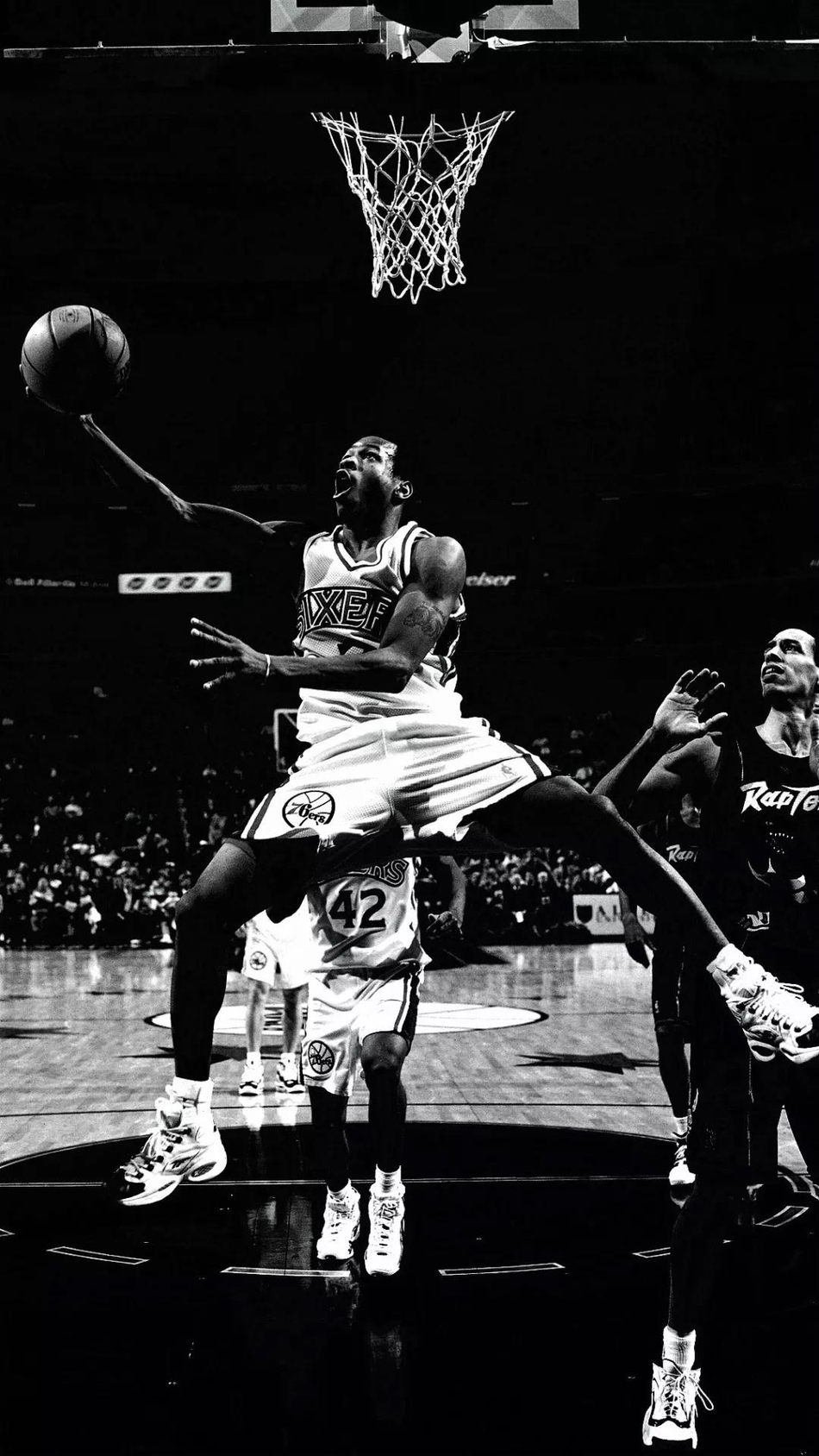 黑白大片！艾弗森超炫酷手机壁纸 这是多少男孩子的青春