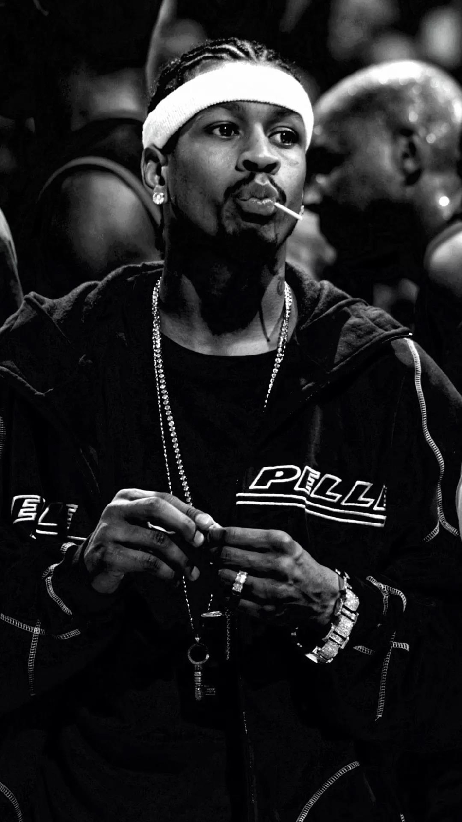 黑白大片！艾弗森超炫酷手机壁纸 这是多少男孩子的青春