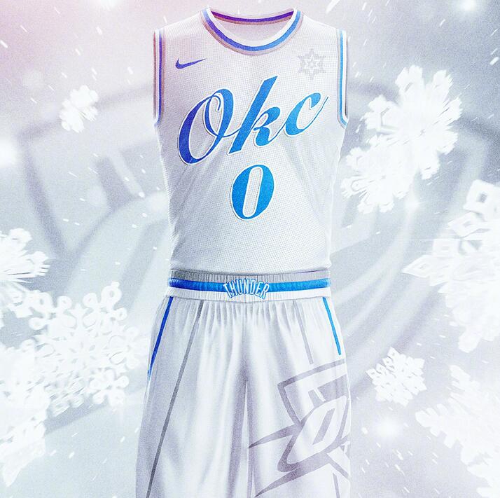 雷霆圣诞版球衣