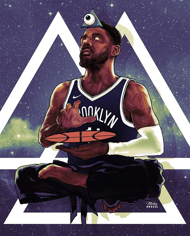 欧文：篮球是平的