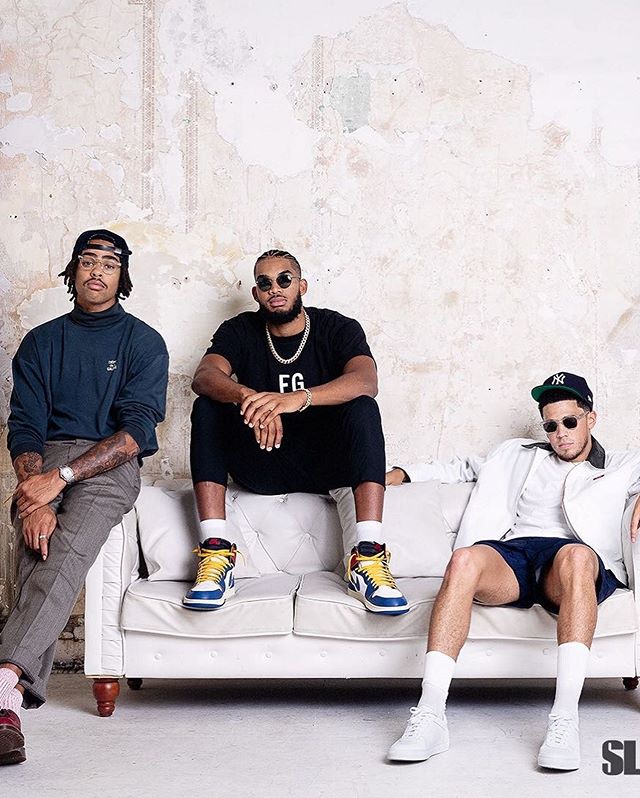 唐斯布克拉塞尔合体！穿名宿复古球衣拍写真 新版风尘四侠三缺一