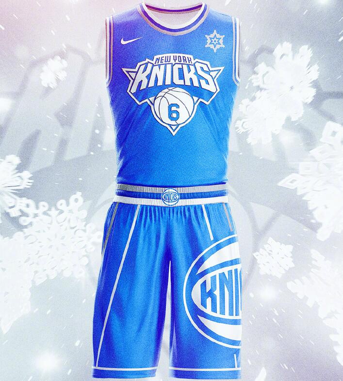 尼克斯圣诞版球衣