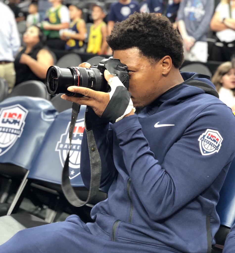 [高清组图]美国男篮队内热身赛 蓝队97-78白队