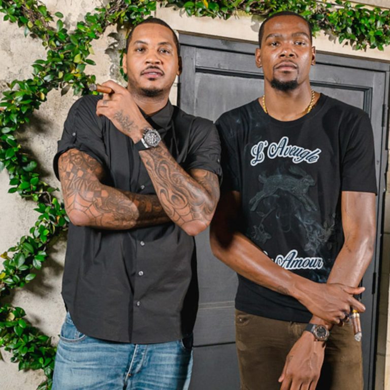 社会我瓜哥！安东尼大佬范写真 杜兰特站在身边竟有马仔即时感