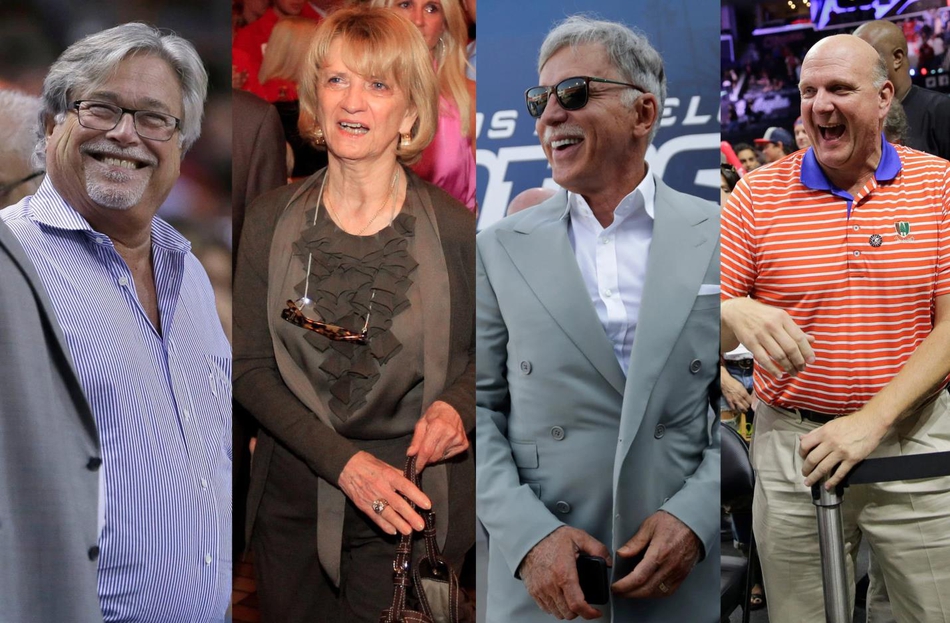 美国球队老板财富榜 鲍尔默517亿身家连续5年第一 超2―5名总和