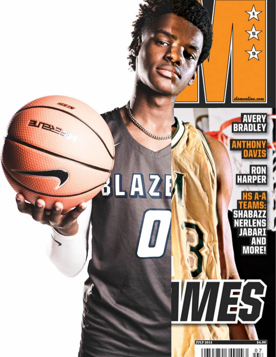 传承！詹韦儿子模仿詹韦经典pose拍写真 连眼神都一毛一样！