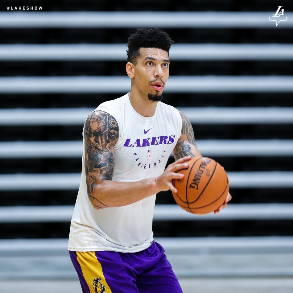 丹尼-格林训练投篮。