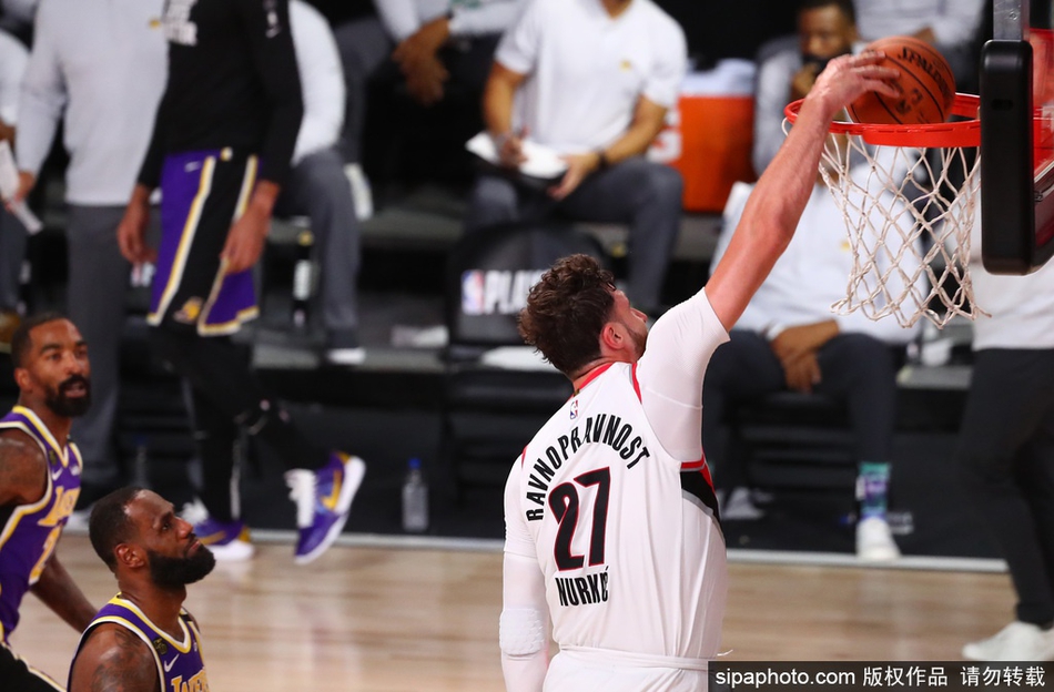 [NBA季后赛]湖人116-108开拓者