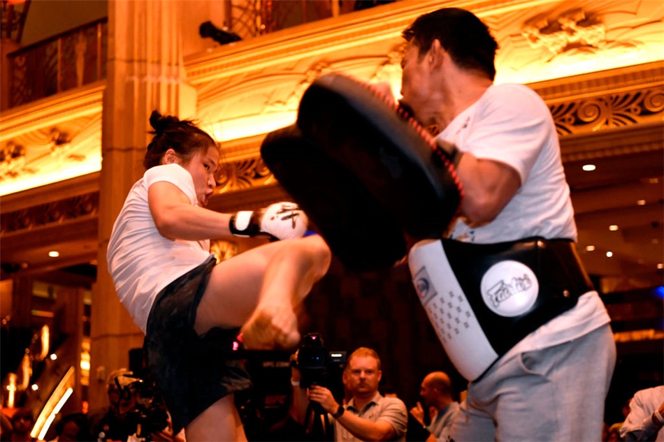 UFC248赛前公开训练集锦 张伟丽蓄势待发