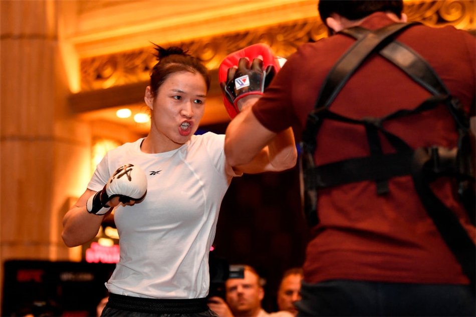 UFC248赛前公开训练集锦 张伟丽蓄势待发