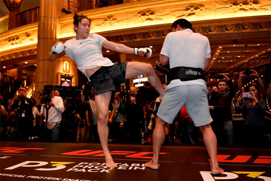 UFC248赛前公开训练集锦 张伟丽蓄势待发