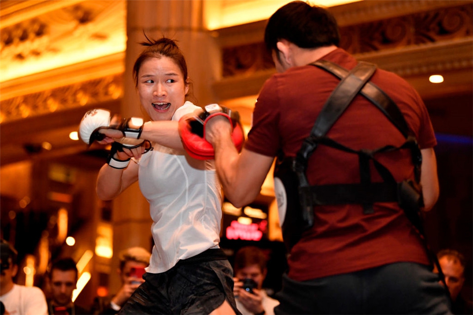 UFC248赛前公开训练集锦 张伟丽蓄势待发