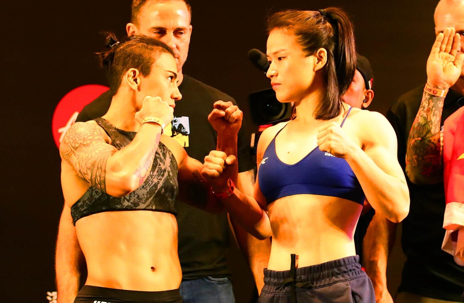 UFC深圳站称重仪式举行