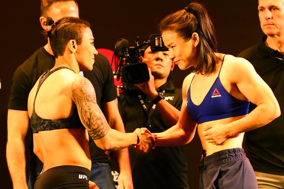 UFC深圳站称重仪式举行