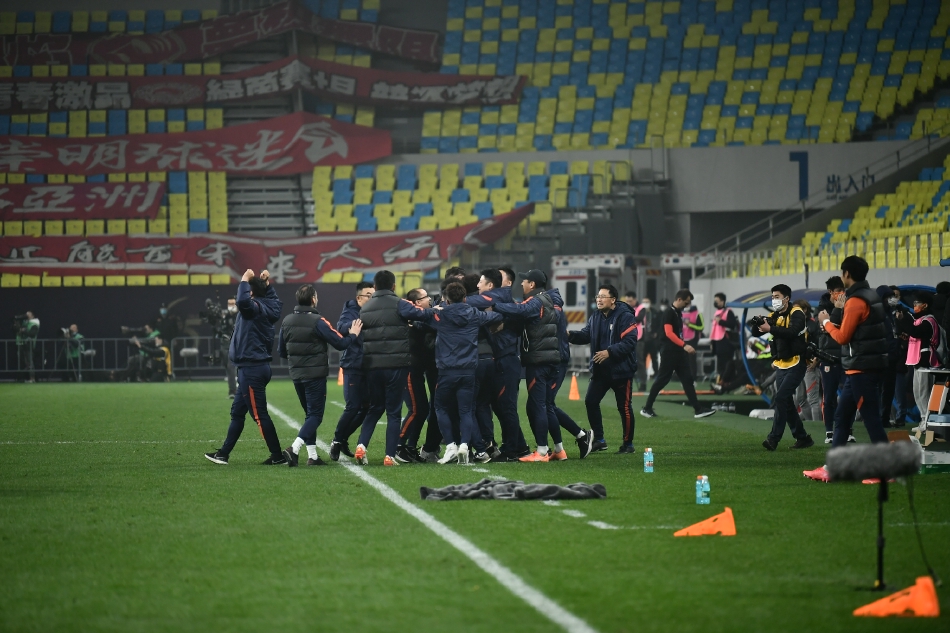 足协杯山东泰山1-0海港夺冠