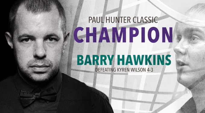 霍金斯首次获得保罗亨特赛冠军