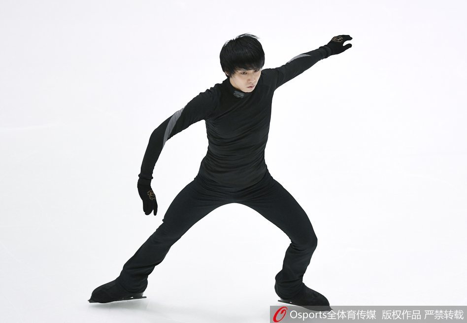 花滑大奖赛芬兰站羽生结弦训练