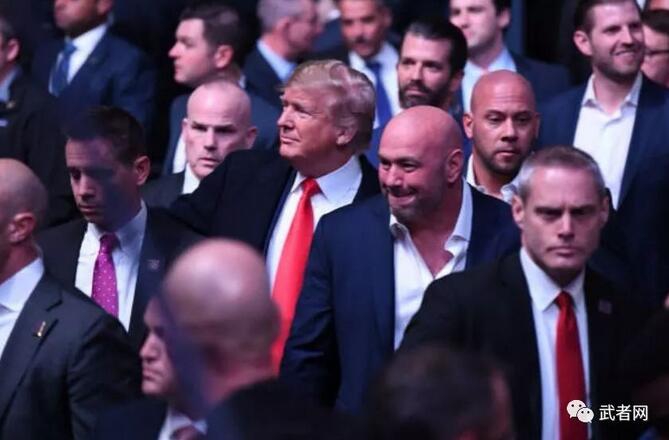 UFC第500期特朗普亲临现场
