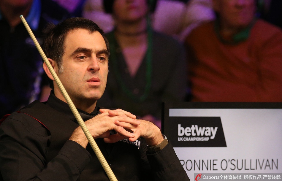 英锦赛丁俊晖6-4奥沙利文进8强