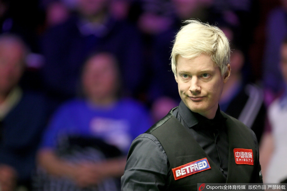 世锦赛希金斯9-7罗伯逊