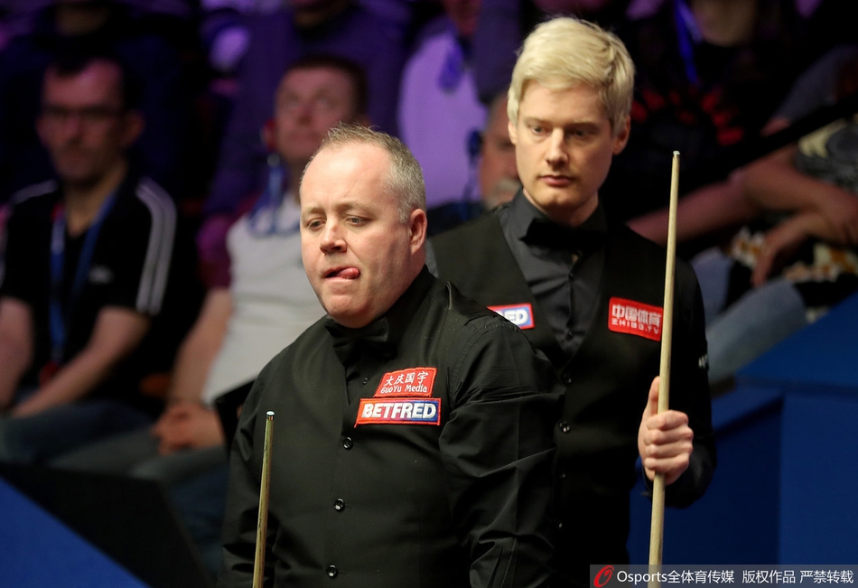 世锦赛希金斯9-7罗伯逊