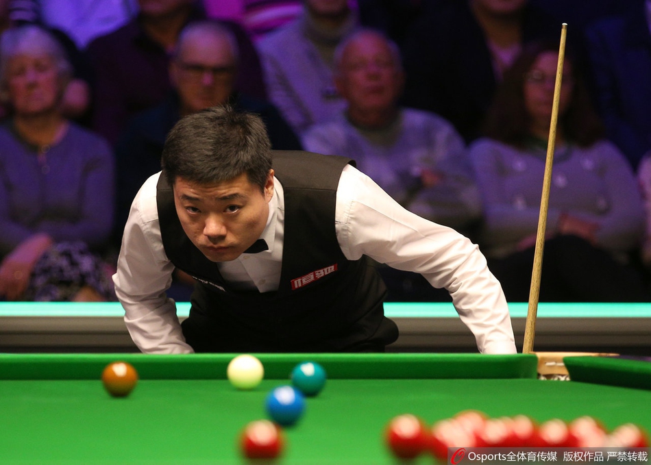 英锦赛丁俊晖6-4奥沙利文进8强