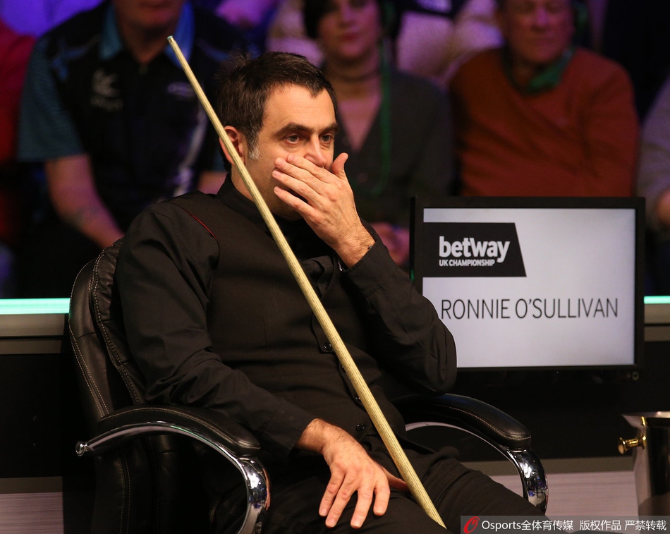 英锦赛丁俊晖6-4奥沙利文进8强