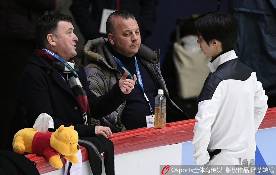 花滑大奖赛芬兰站羽生结弦训练