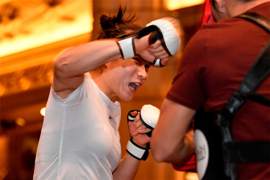 UFC248赛前公开训练集锦 张伟丽蓄势待发